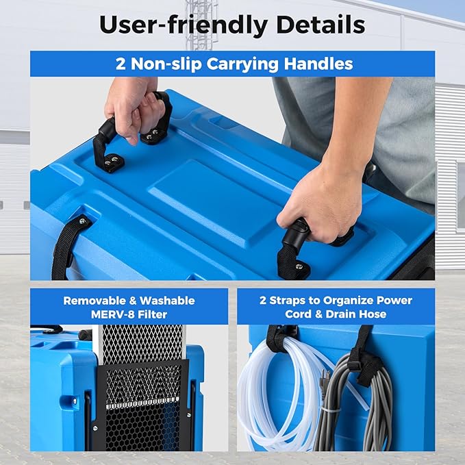 COSTWAY 190 PPD Commercial Dehumidifier - Image 2