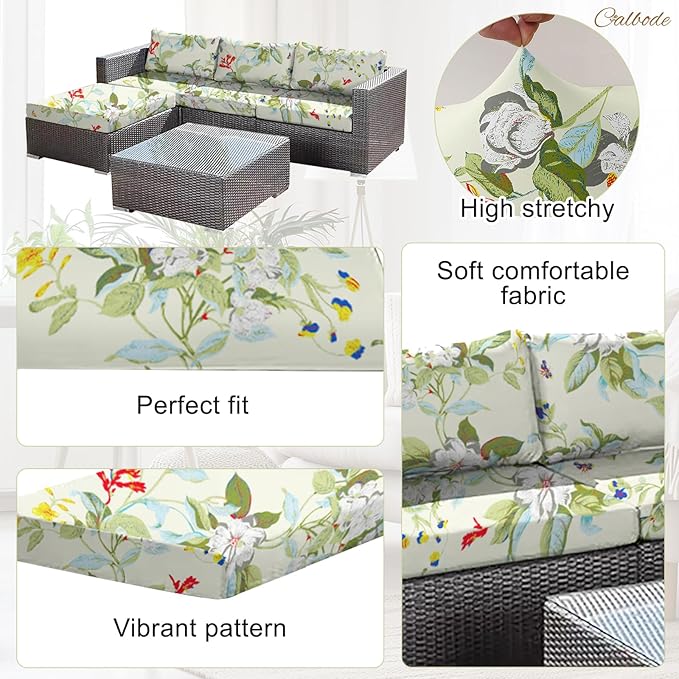 12 Pcs Stretch Sofa Cushion Cover - Image 3