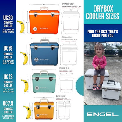 Engel UC7 7.5qt Leak-Proof, Air Tight, Drybox Cooler and Small Hard Shell - Image 9