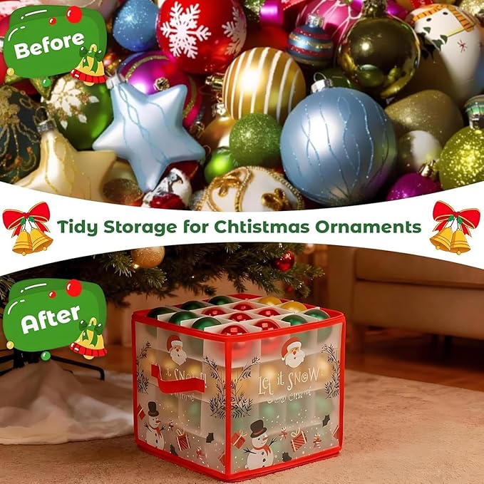 Christmas Bauble and Decoration Storage Cube - Image 6