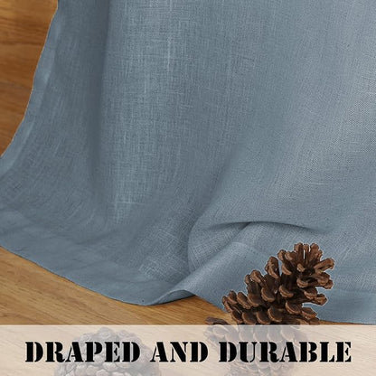 H.VERSAILTEX Light Filtering Linen Textured Curtains - Image 6