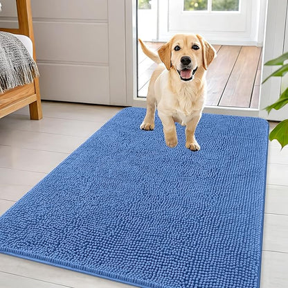 OLANLY Dog Door Mat for Muddy Paws 44x32, Absorbs Moisture and Dirt, Absorbent by OLANLY