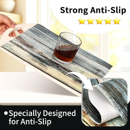 Shelf Liners for Kitchen Cabinets Non Adhesive Drawer Liner 12in x 20FT Blue - Image 2