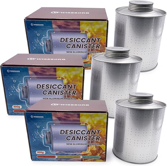 900 Gram 3 Pack Dehumidifiers for Home, Rechargeable Gun Safe Dehumidifier by Wisesorb