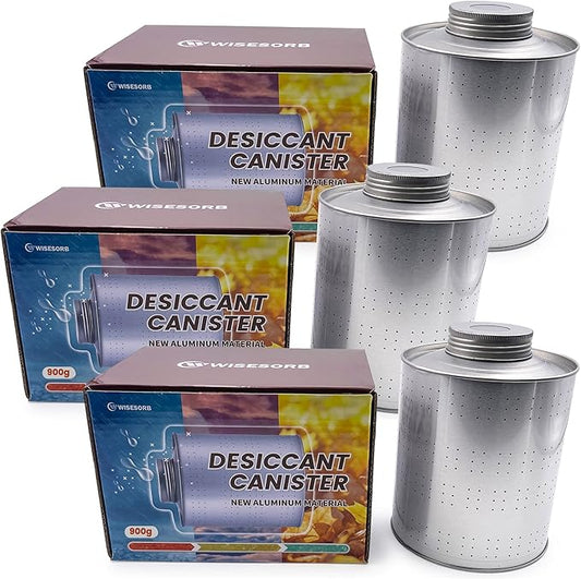 900 Gram 3 Pack Dehumidifiers for Home, Rechargeable Gun Safe Dehumidifier by Wisesorb