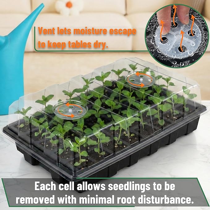 Mr. Pen- Seed Starter Tray Kits, 10 Pack, Total 400 Cells, Durable Plant - Image 4