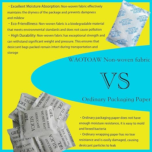 Silica Gel Packets, 100 Gram 10 Packets Desiccant Packs, Moisture Absorbers - Image 6