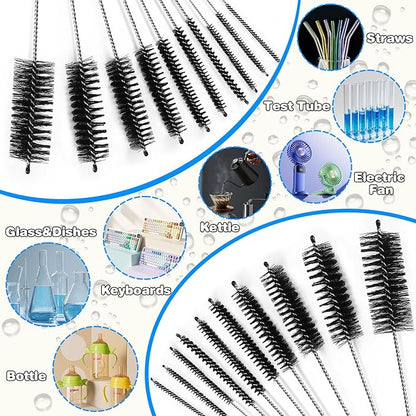 Cleaning Brushes Set, 10 Pieces 8 Inch Nylon Tube Brush + 60 Inch Flexible Long - Image 4
