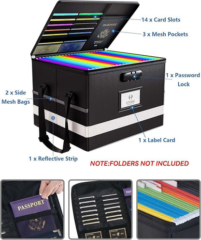 Oterri 1 Pack Fireproof Document Box - Image 3