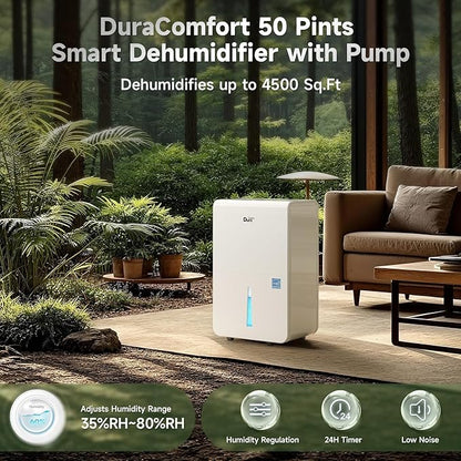 DuraComfort Dehumidifier for Basement Home - Image 5