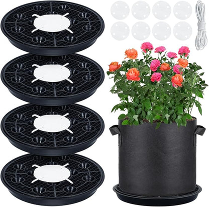 4 Pack 16.5'' Self-Watering Fabric Pot Base - Image 9