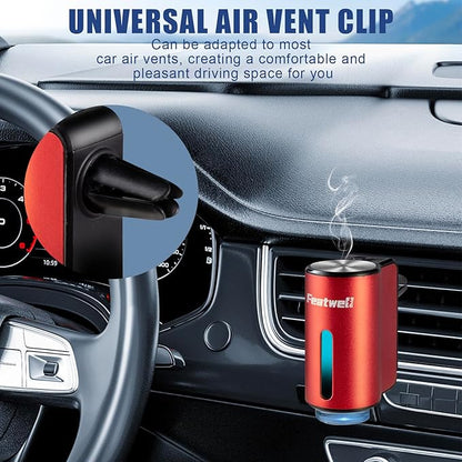 Featwell Car Aromatherapy/Fragrance car Air fresheners/Humidifier Essential Oil - Image 4