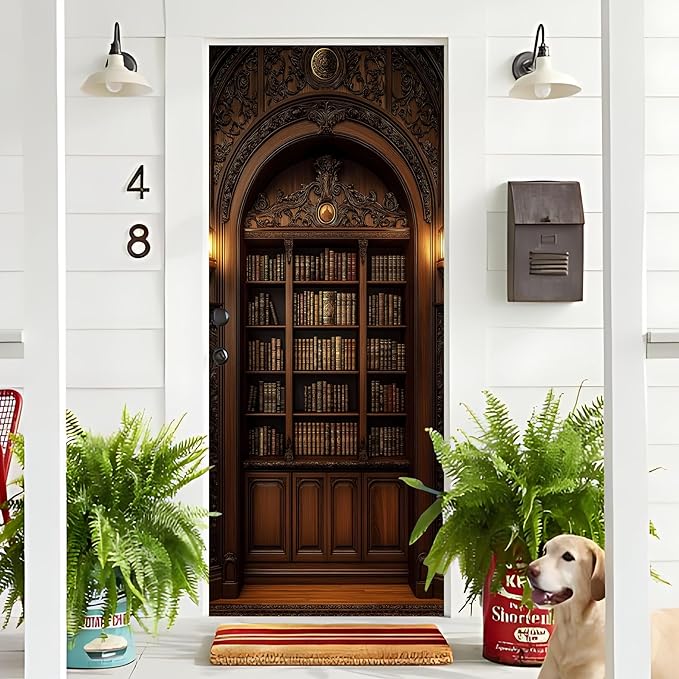 3D Door Decals Stickers Peel Stick Wall Murals Vinyl Wallpaper Self-Adhesive - Image 4