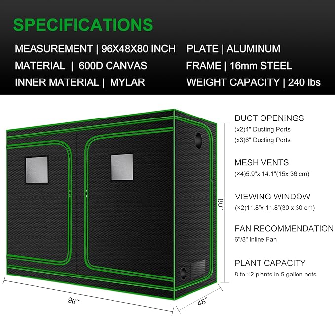 MELONFARM 4x8 Grow Tent - Image 7