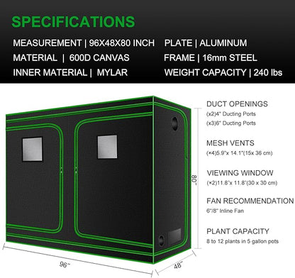 MELONFARM 4x8 Grow Tent - Image 7