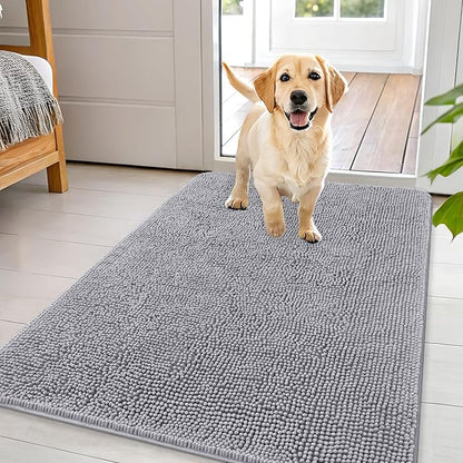 OLANLY Dog Door Mat for Muddy Paws 44x32, Absorbs Moisture and Dirt, Absorbent by OLANLY