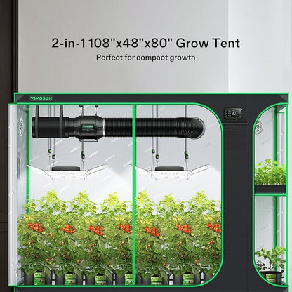 VIVOSUN D948 2-in-1 9x4 Grow Tent - Image 2
