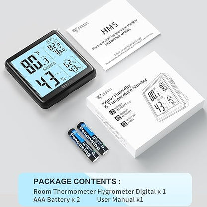 DOQAUS Room Thermometer Hygrometer, Digital Indoor Thermometer - Image 7