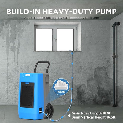 Andte 190 Pints Commercial Dehumidifier - Image 2