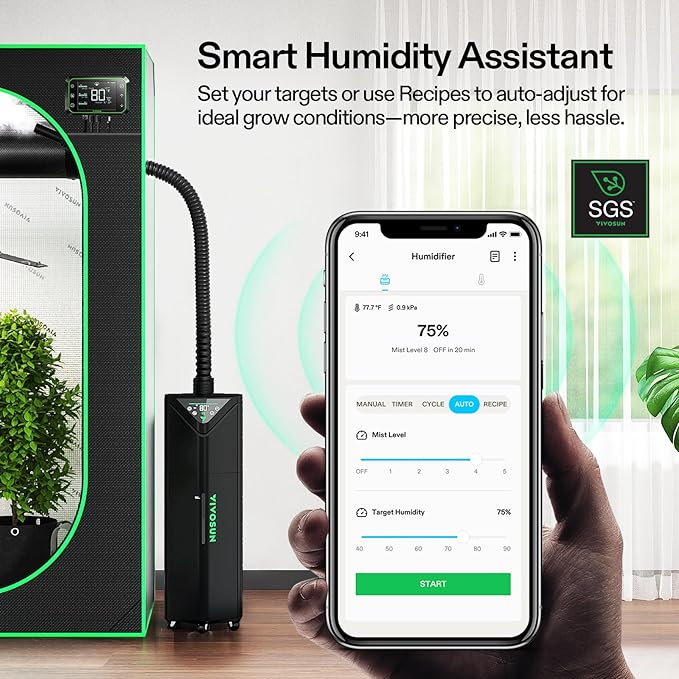 VIVOSUN AeroStream H19 Intelligent Environmental 19L Humidifier - Image 4