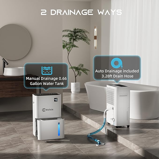 Dehumidifiers for Home, 50 Pint Dehumidifier for Basement, Bathroom - Image 5