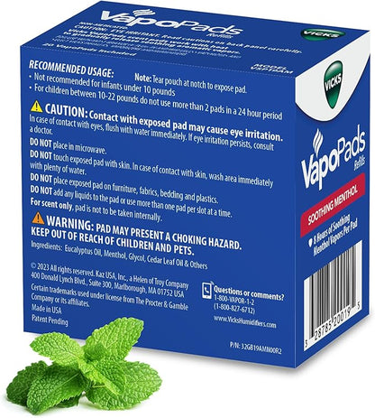 Vicks VapoPads Original Menthol Scent Refill Pads - Image 2