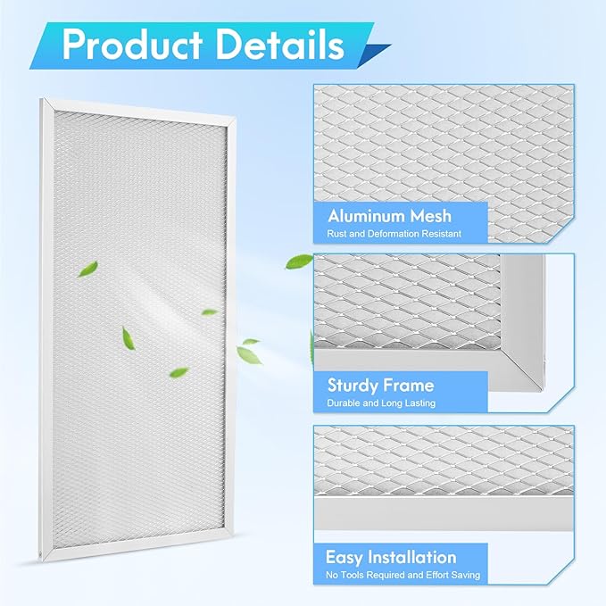 4 Pack MERV-8 HDi65 Dehumidifier Filter Replacement Set Compatible - Image 3