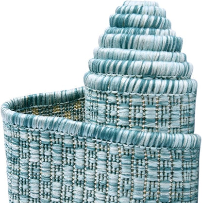 Unique Loom Collection Casual Transitional Solid Heathered Indoor/Outdoor - Image 10