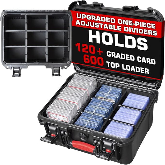 Graded & Trading Card Storage Box – PSA Slab Sports Card Case by Unknown