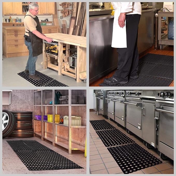 SafetyCare Interlocking Rubber Drainage Floor Mat - Image 3