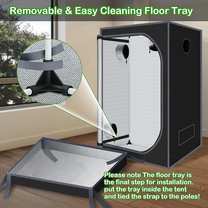 Grow Tent 48"x48"x78" Growing Tents - Image 6