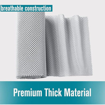 Drawer Shelf and Cabinet Liner, Thick Strong Grip, Non-Adhesive Liners Protect - Image 5
