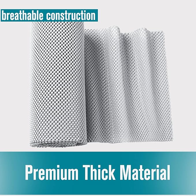 Shelf and Drawer Liner, Non-Adhesive Non Slip and Grip Durable Clean Pad Full - Image 6
