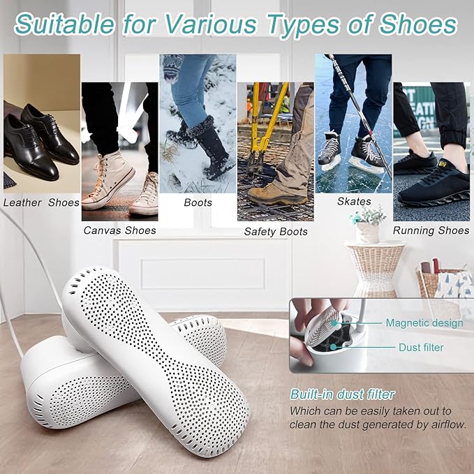 Shoe Dryer and Deodorizer -Enhanced Deodorising, Boot Dryer - Image 6