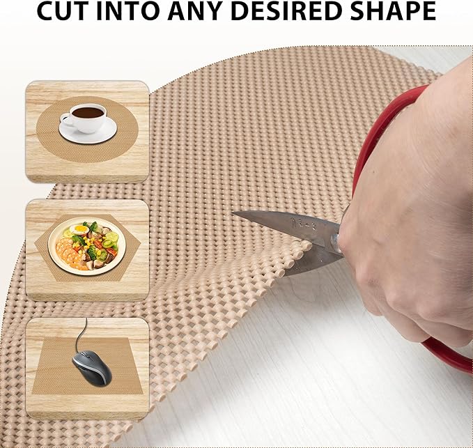 Shelf Liners for Cabinets-Drawer Liner Cabinet Liners for Shelves Kitchen - Image 2