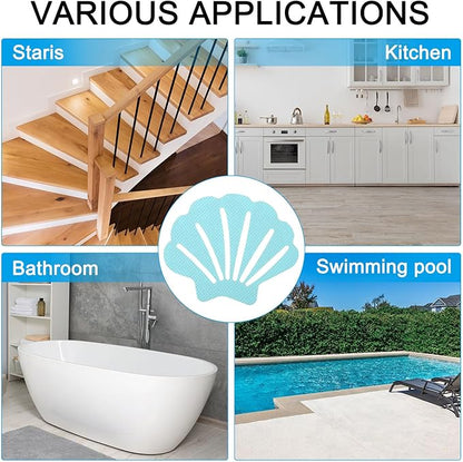 PATIKIL 12 Pcs Non Slip Bathtub Stickers, Anti Slip Shower Stickers Bathroom - Image 5