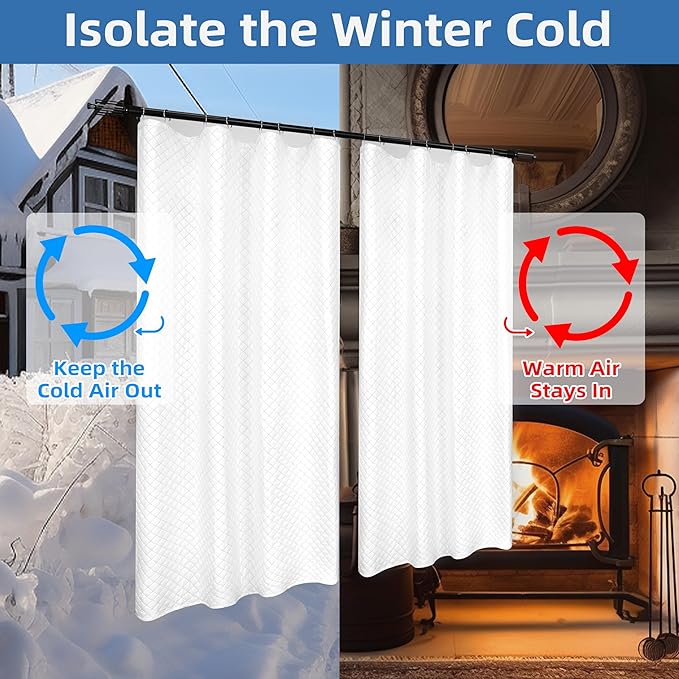 DriftAway Soundproof Thermal Insulated Quilted Curtain Liners - Image 4