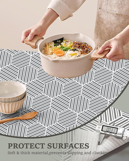 Shelf Liner Drawer Liner for Kitchen Cabinet, 17.5In x 20FT Non-Adhesive Slip - Image 4