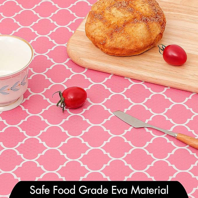 Cooyes Shelf Liner, Non Adhesive Drawer and Cabinet Liner, EVA Washable - Image 6