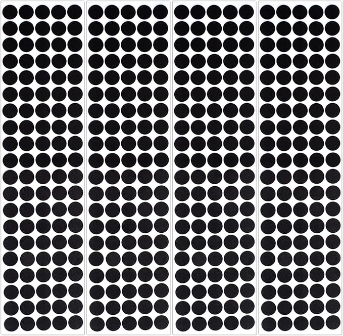 400 Pcs Small Felt Furniture Pads, Self-Adhesive EVA Foam Dot Circles, Round by Unknown