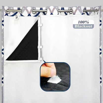 DriftAway Soundproof Thermal Insulated Quilted Curtain Liners by DriftAway