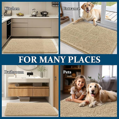 OLANLY Dog Door Mat for Muddy Paws 44x24, Absorbs Moisture and Dirt, Absorbent - Image 8
