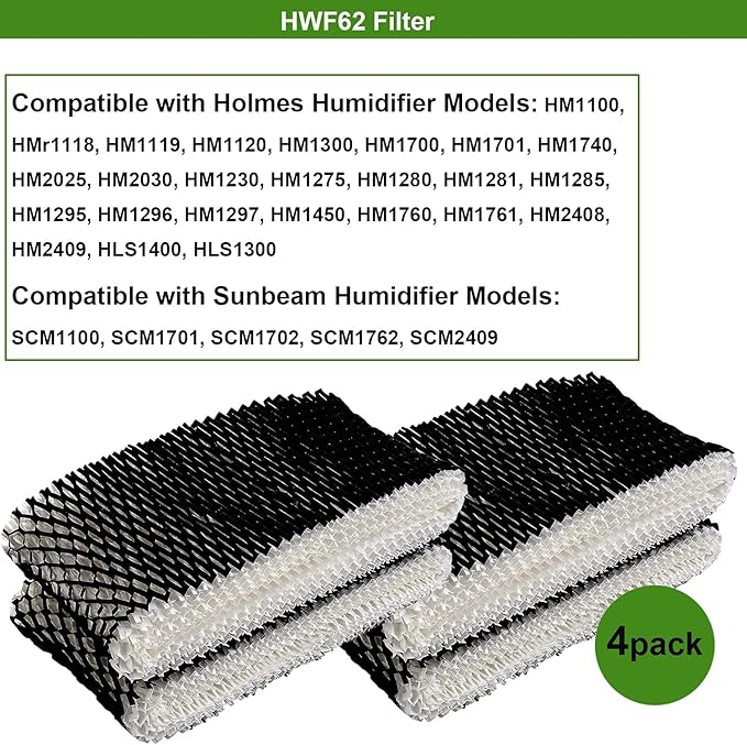 4-Pack Humidifier Wicking Filter Compatible - Image 2