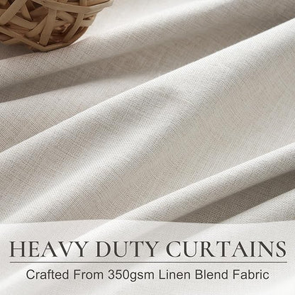 100 Percent Blackout Sliding Glass Door Curtains 120 Inches Long 2 Panels - Image 5