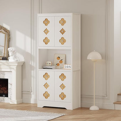 Garvee 72" Tall Pantry Cabinet, Kitchen Hutch Storage Cabinet - Image 7