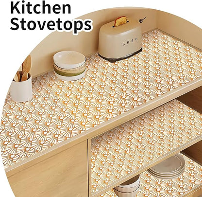 Drawer and Shelf Liner for Kitchen Cabinet: 17 in X 20 Ft Waterproof Shelf - Image 7