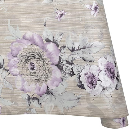 Yifely Vintage Purple Peony Self-Adhesive Kitchen Shelf Drawer Liner Moisture - Image 7