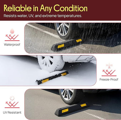 Pyle Curb Garage Vehicle Floor Stopper - Image 4