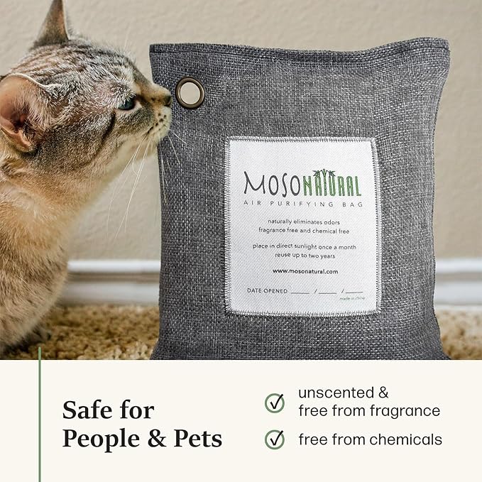 Moso Natural Air Purifying Bag 500g | Premium Bamboo Charcoal Odor Absorber - Image 6