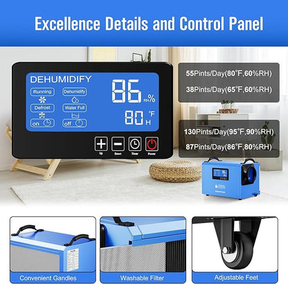 145 Pints Commercial Dehumidifier - Image 3